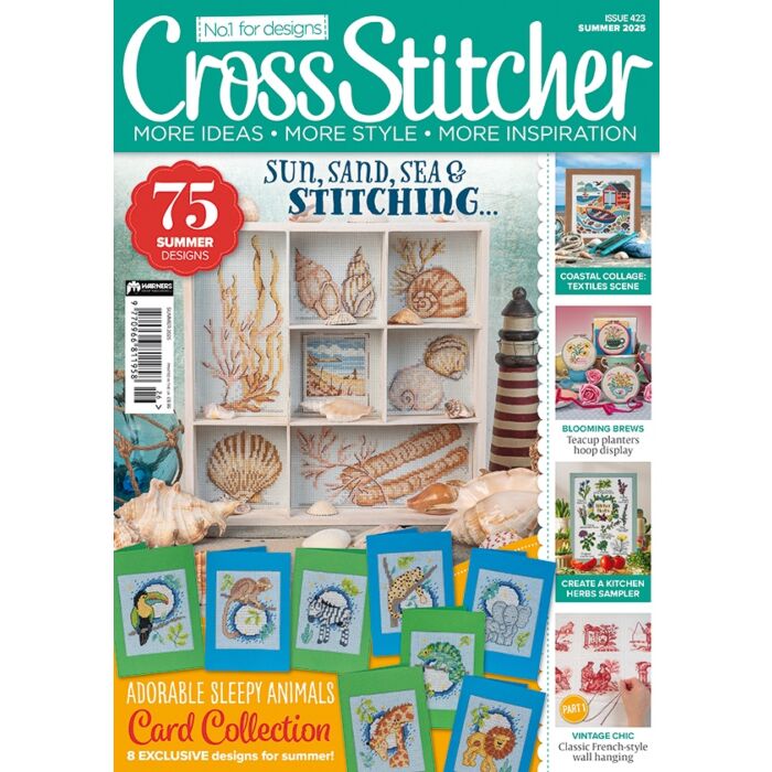 Cross Stitcher Magazine issue 423 Summer 2025 Old Office Copy 