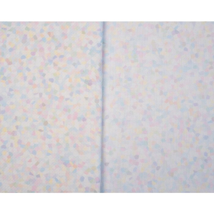 Fabric of the Month Summer - Confetti Pastel - Aida 