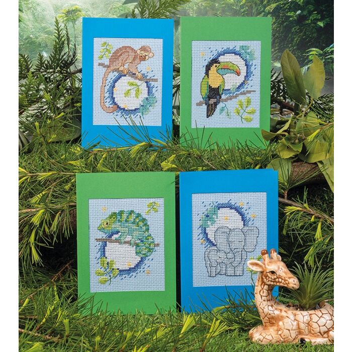 CrossStitcher Project Pack - Issue 423 - Sleeping Animals - CARDS ONLY