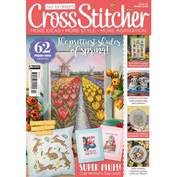 CrossStitcher magazine issue 432 March 2026