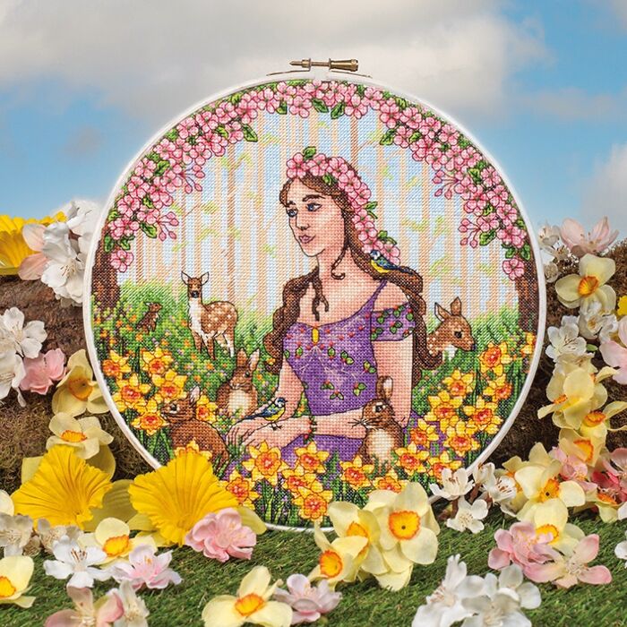 CrossStitcher Project Pack - Issue 433 - Spring Goddess