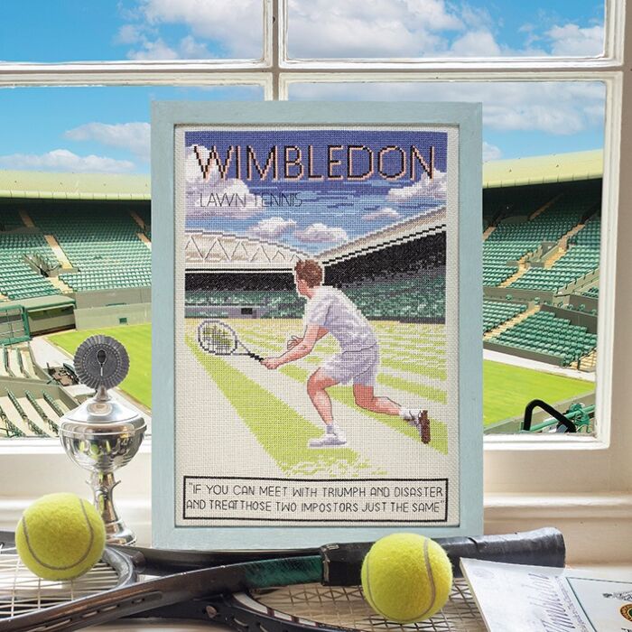 CrossStitcher Project Pack - Issue 435 - Wimbledon Poster