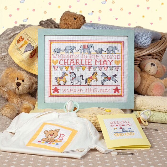 CrossStitcher Project Pack - Issue 436 - Circus Sampler - Full Kit