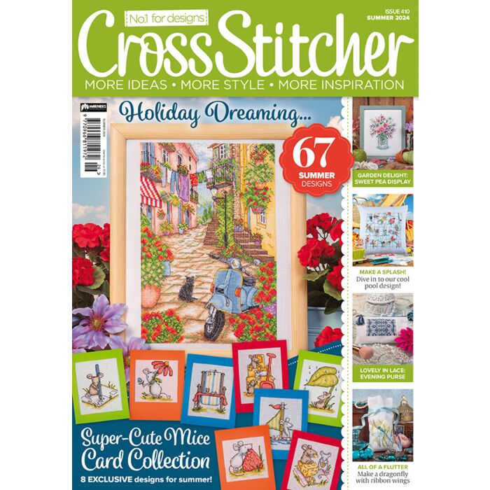 Cross Stitcher Magazine issue 410 Summer 24 Old Office Copy 