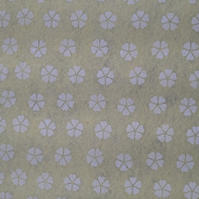 Yellow Flowers Felt Square