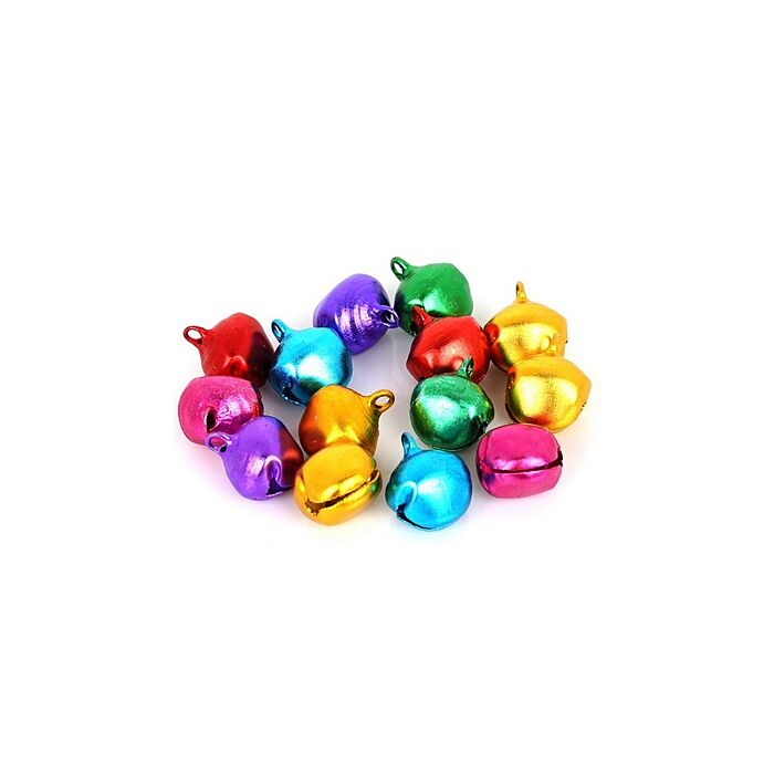 14mm Jingle Bells - mixed colours 5 pack