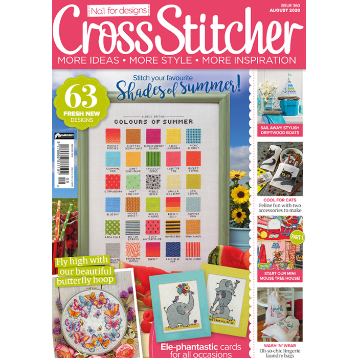 Cross Stitcher Magazine issue 360 August 2020