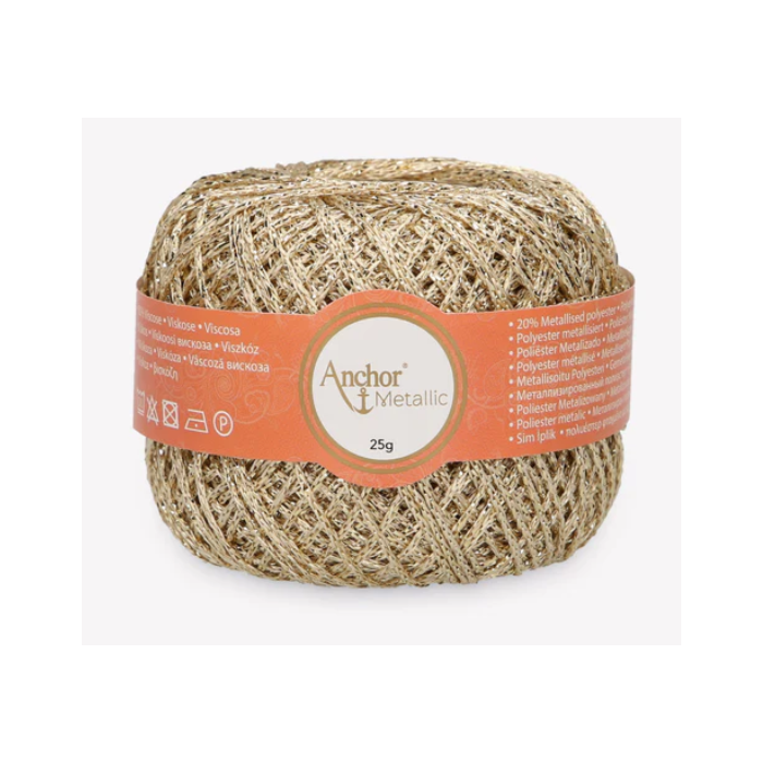 Anchor metallic Crochet Thread 303