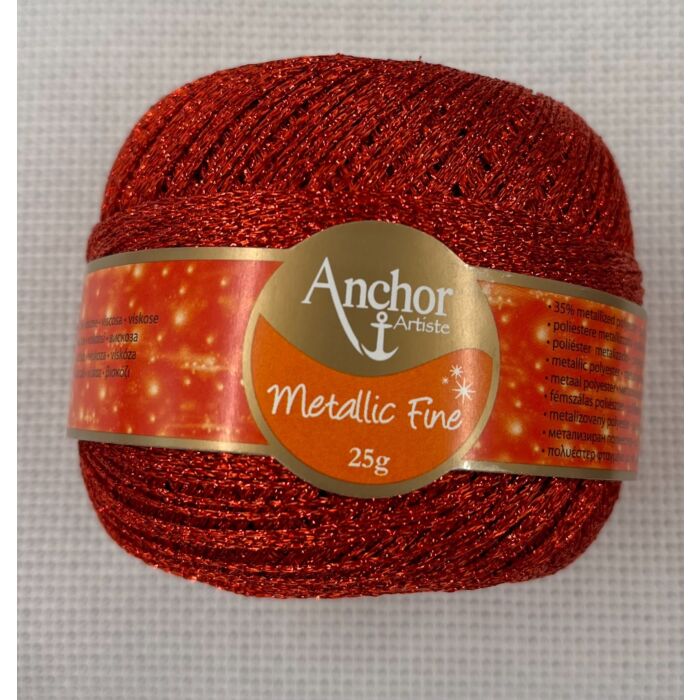 Anchor metallic fine Crochet Thread 318