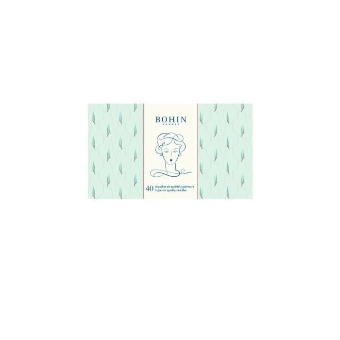 Bohin 40 Assorted Needles - Green Edwige