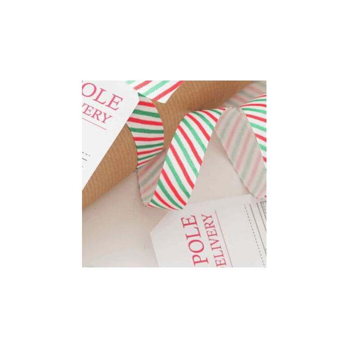 Candy Stripe Ribbon - 15mm