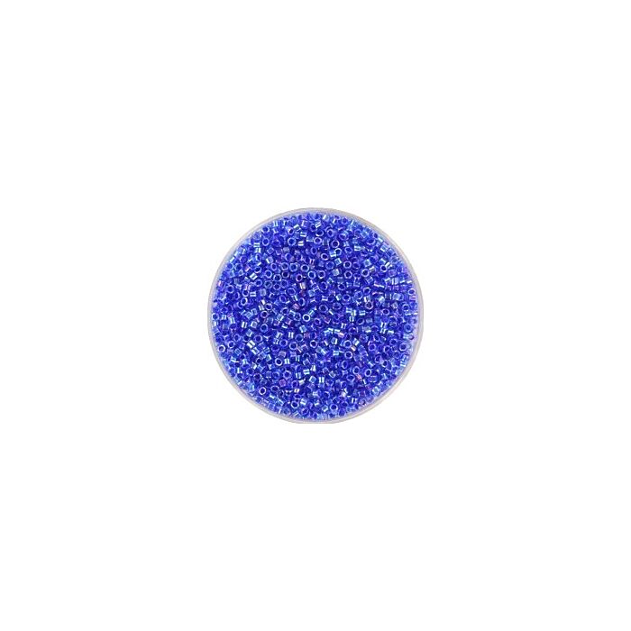 Miyuki Delica Beads 11/0 - Lined AB Cobalt Sapphire 63 - 10g