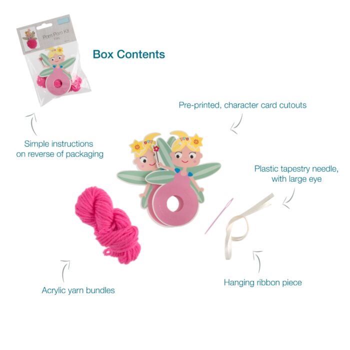 Trimits Pom Pom Kit - Christmas Pudding