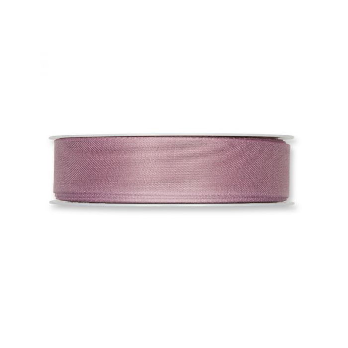 10mm Linen-Look Pale Berry Ribbon