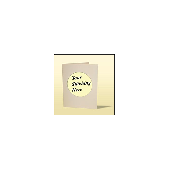Mouseloft Triple fold Card Blank - Cream