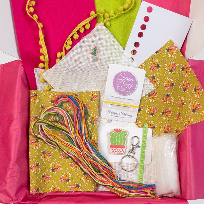 Desert Bloom Stitch Box from The Susan Penny Design Studio