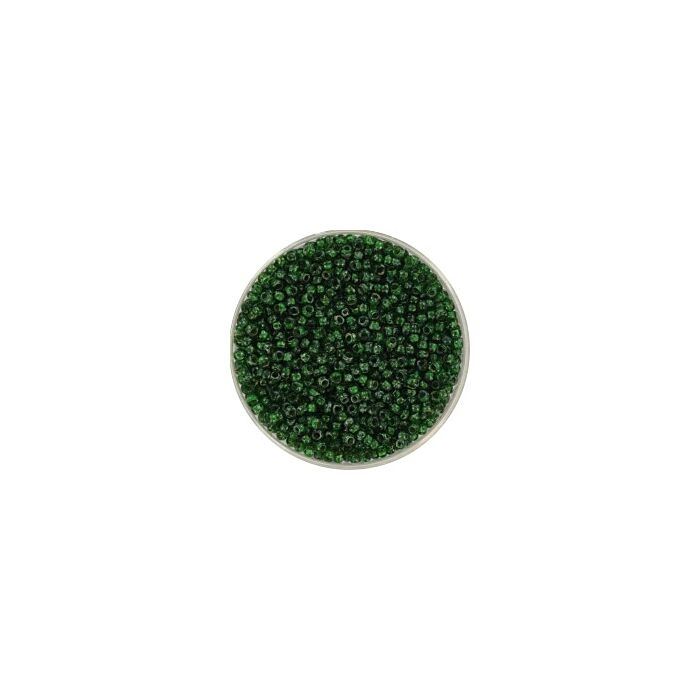 Miyuki Seed Beads 11/0 - Transparant Picasso Green 4507 10g