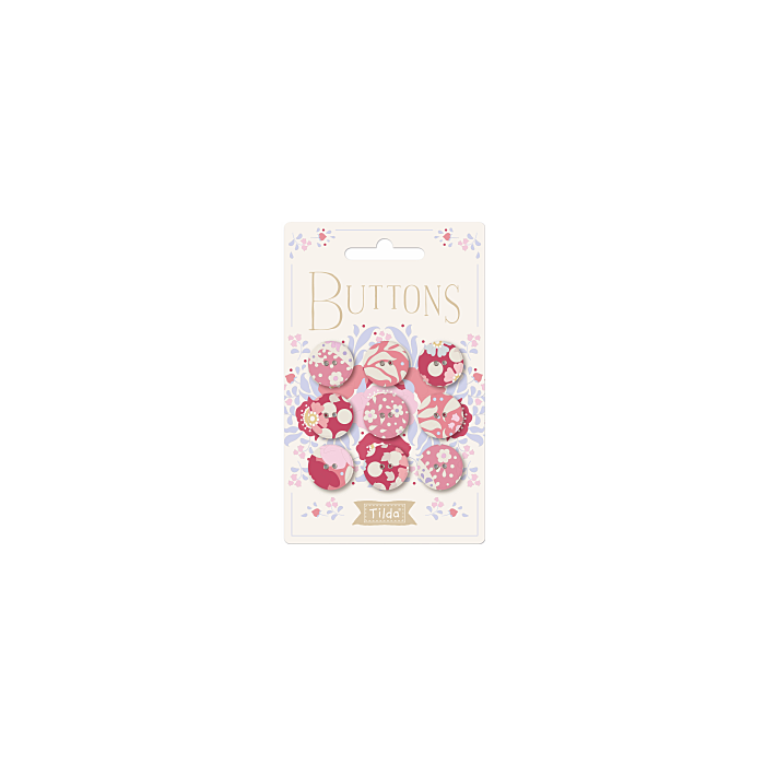 Tilda Plum Garden Buttons - 400024