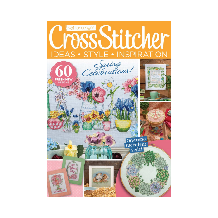 Cross Stitcher Magazine issue 380 March 2022 Old Office Copy