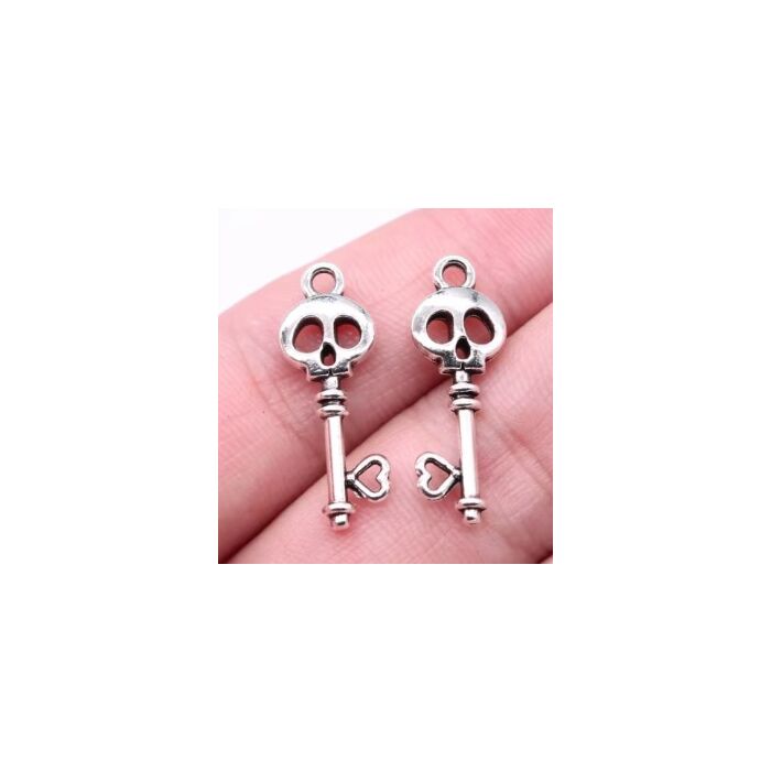 Skeleton Key Charm x 3
