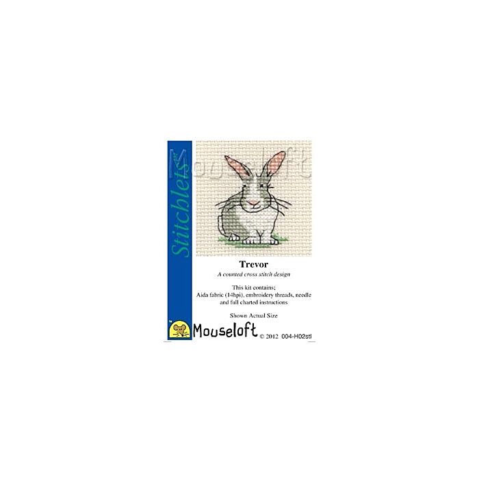 Mouseloft Trevor The Rabbit Cross Stitch Kit - 004-H02stl