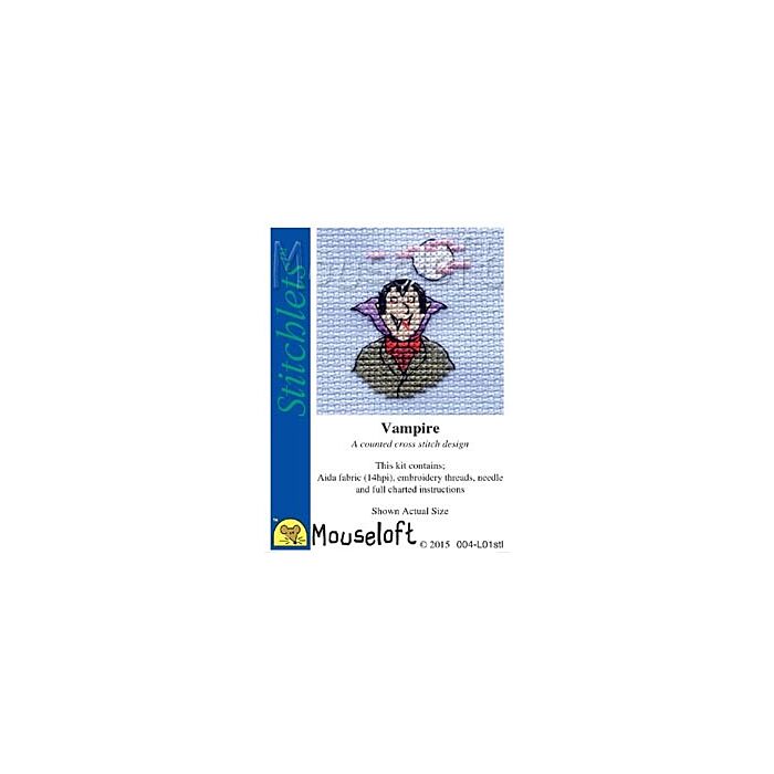 Mouseloft Vampire Cross Stitch Kit - 004-L01stl