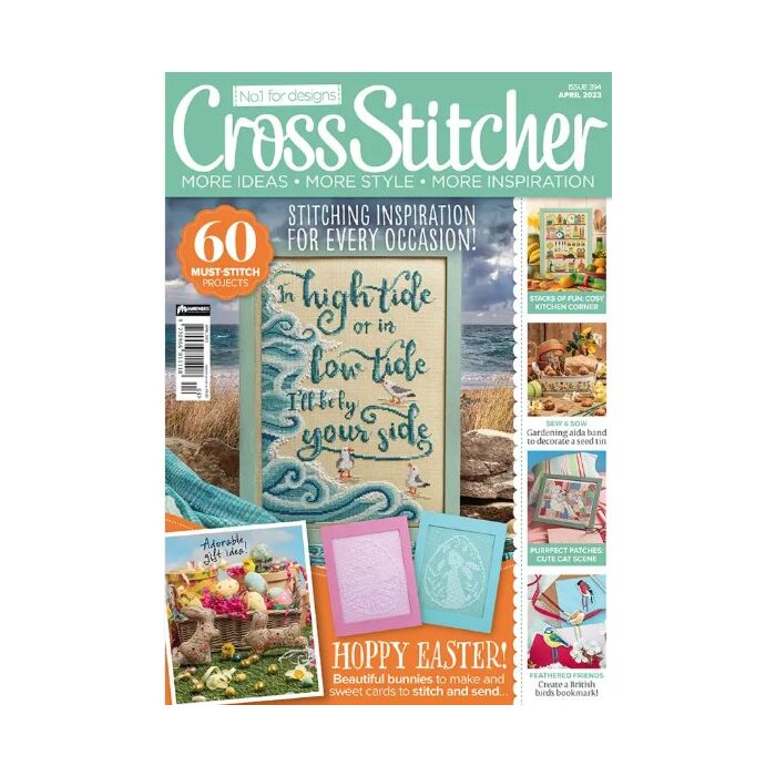 Cross Stitcher Magazine issue 394 April 2023 Old Office Copy