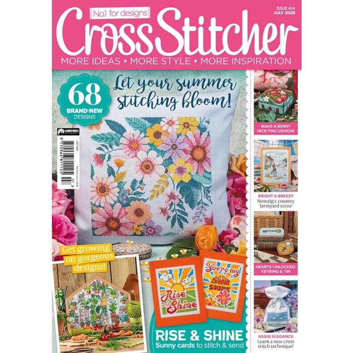 CrossStitcher magazine issue 424 July 2025 Old office Copy