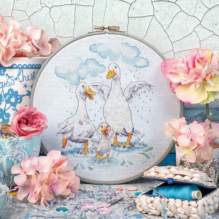 CrossStitcher Project Pack - Issue 435 - Splashing Around - With Hoop