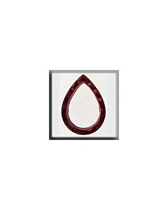Mill Hill Glass Treasures 12019 - Teardrop Ruby