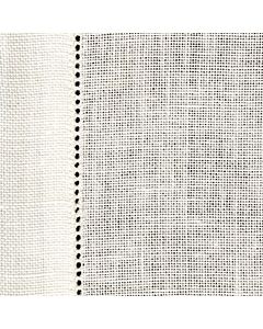28 Count Cashel White Table Runner 100 x 50cm (39 x 19.5in) - Full Metre