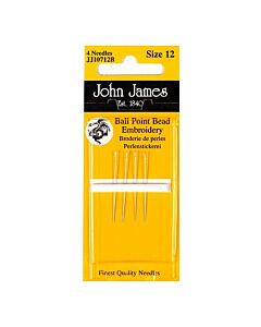 John James Short Bead Embroidery Needles - Size 10 (6 Needles)