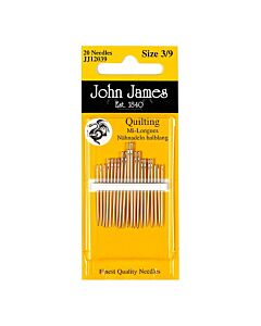John James Quilting Needles - Size 8 (20 Needles)