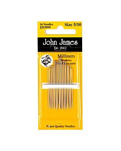 John James Milliners Needles - Size 8 (16 Needles)
