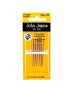 John James Chenille Needles - Size 22 (6 Needles)
