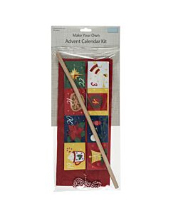 Make Your Own Advent Calendar Kit: Red - ADKIT1