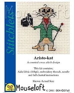Mouseloft Aristo-kat Cross Stitch Kit - 004-G07stl