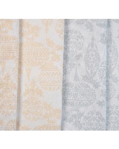 Fabric of the Month - December 24 - Silver Baubles- Aida