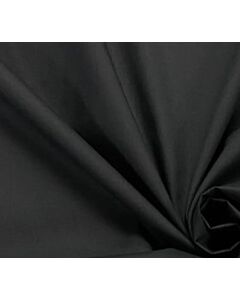 Black Polycotton Backing Fabric 