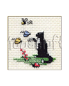 Mouseloft Curious Cat Cross Stitch Kit - 003-M02sml