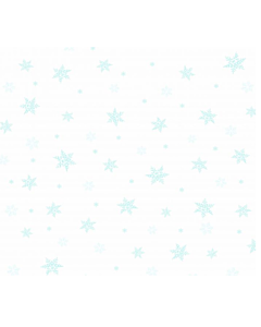 Fabric Flair 14ct Aida Snowflakes with Sparkles