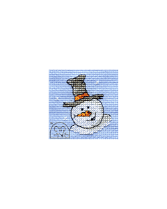 Mouseloft Happy Snowman Cross Stitch Kit - 004-M32stl