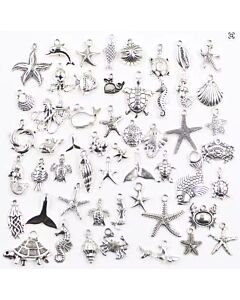 Mixed Sea Creature Charms (pk of 5)