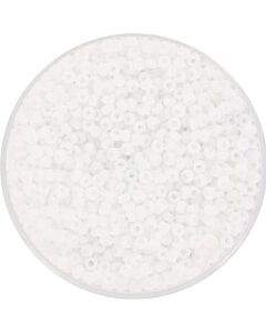Miyuki Seed Beads 11/0 - Opaque Matte White 10g