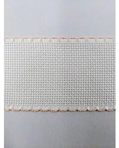 2in / 5cm Peach Edged Aida Band - 1m