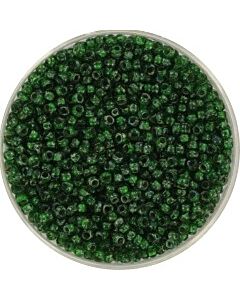 Miyuki Seed Beads 11/0 - Transparant Picasso Green 4507 10g