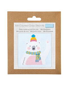 Trimits Mini Cross Stitch Kit - Polar Bear