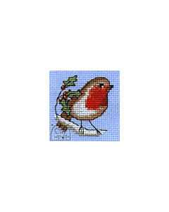 Mouseloft Robin  Cross Stitch Kit With Card And Envelope - 331stl