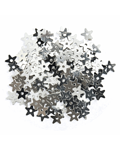 Silver Star Sequins