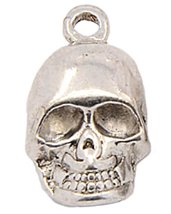 Skull silver tone Charm - 1